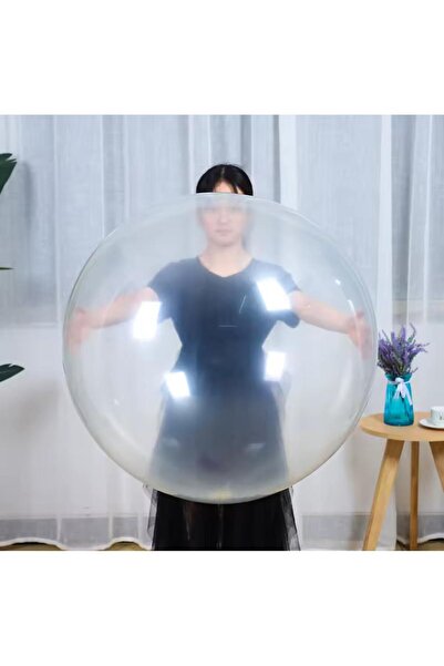 OEM Transparent Latex Balloons 100 cm, 10 pcs/bag