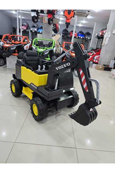 Fable Lisanslı Volvo Akülü Kepçe! 12V, Uzaktan Kumandalı, Yumuşak Lastik!