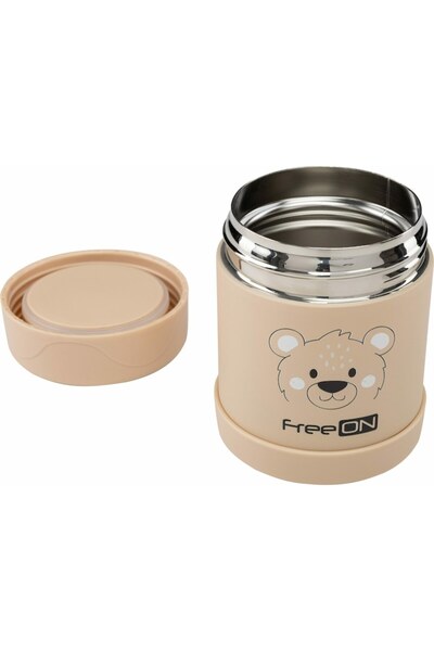 FreeON Thermos, FreeON, For solid food, Stainless steel, Beige