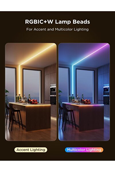 Govee COB LED Strip Light Pro, RGBICW with Warm White, Smart Strip Light, 9.8 ft