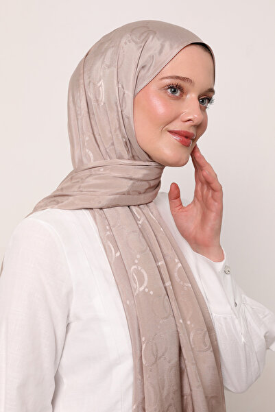 LuvenSara Μεταξωτό σάλι ζακάρ με σχέδιο OO