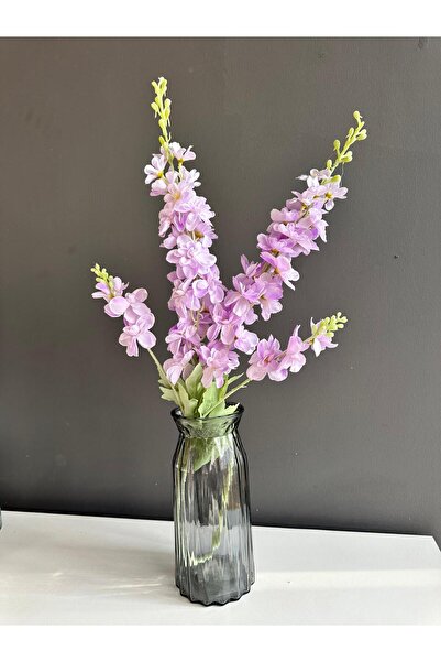 Luvienn Yapay 2 adet Şebboy Vazo Çiçeği-Yapay Şebboy Dekoratif Çiçek