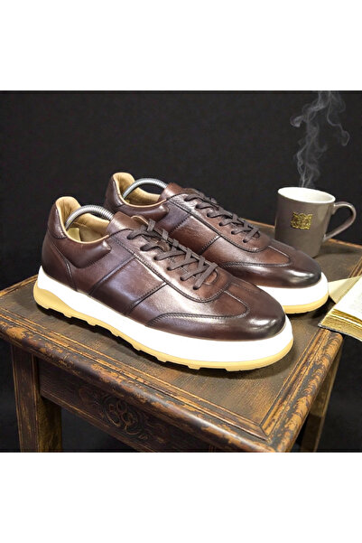 VİVA SHOES 100% Genuine Leather Eva Sole Casual Men's Shoes