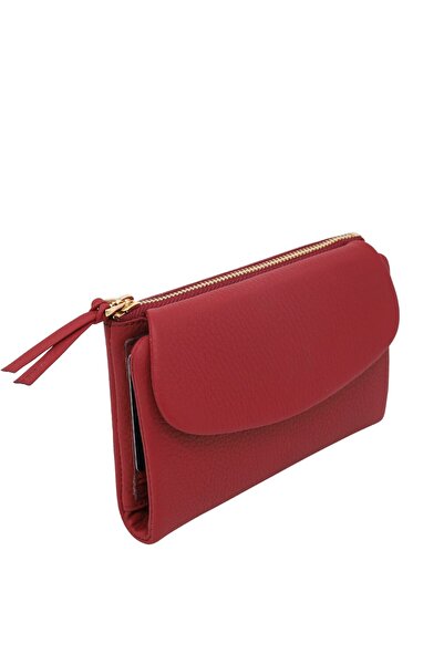 Meskanto Mini Daisy Genuine Leather Women's Wallet with Phone Compartment