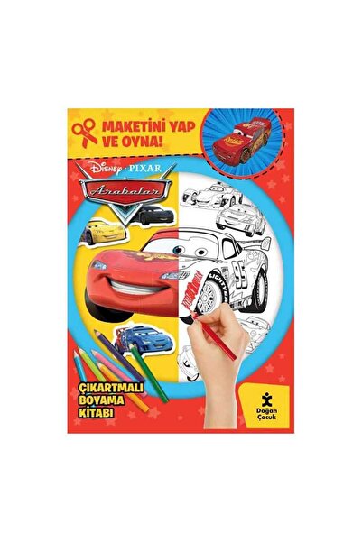 Doğan Egmont Yayıncılık Disney Pixar Arabalar - Çıkartmalı Boyama Kitabı - Ma...