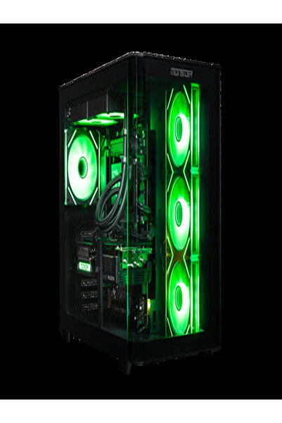 MONSTER TD3 V1.9.8.5 Intel Core i7 14700F 32 GB RAM 2 TB SSD RX 9070XT W11 Gaming Desktop - Siyah