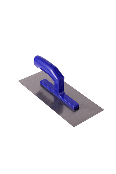 Lawazim مجرفة تجصيص فولاذية بمقبض بلاستيكي