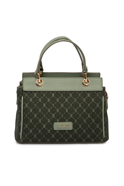 Tergan Yeşil Tekstil Kadın Omuz Çantası - S25K1TWC0720-T5I