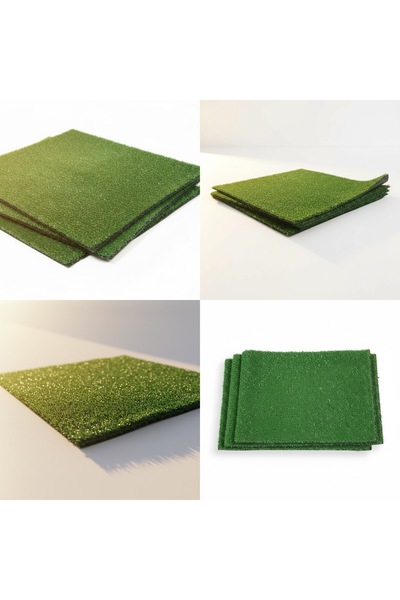 Beimo Yapay Çim A4 Maket Tabakası 5'Li Set 20*30 Cm , Dekoratif Çim Tabakası