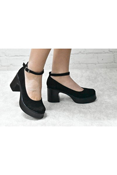 Kesim Shoes Genuine Leather Women's Heeled Shoes 34-35-36-37-38-39-40