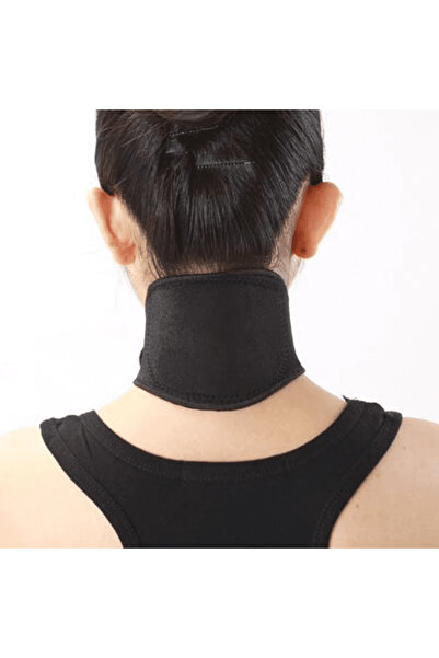 CRM Therapeutic Cervical Belt with Tourmaline and Biomagnets, Black