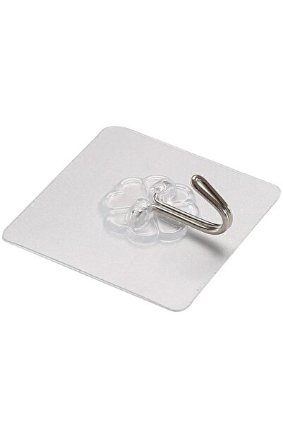 OEM 30-Pack Transparent Adhesive Towel Hooks for Kitchen & Bathroom