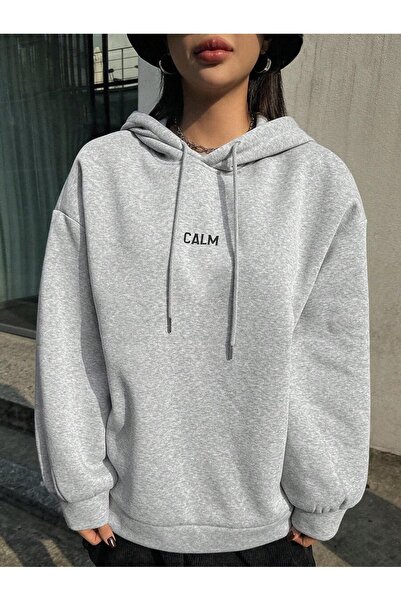 LAYORA Unisex Growth Back Printed Oversize Hooded Sweatshirt