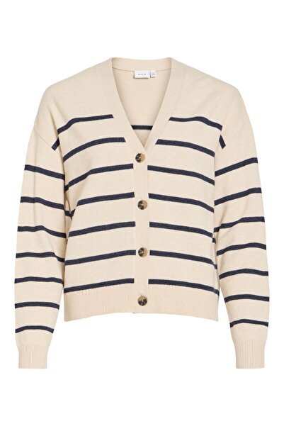 VILA Strickjacke VIRIL V-Ausschnitt