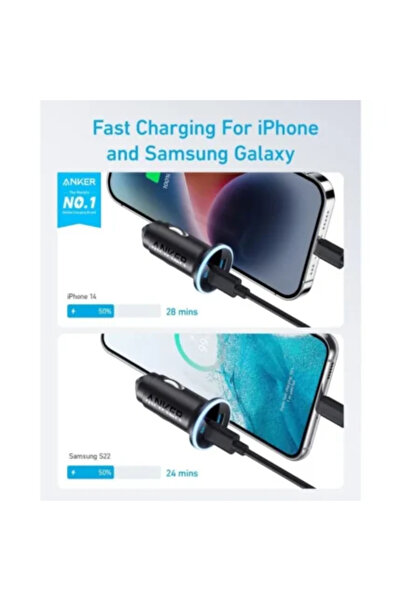 Anker A2735H11 Car Charger Dual Port 52W