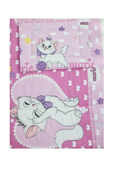 PRICHINDEL Lenjerie de pat 3 piese, Marie, roz, 120 x 60 cm