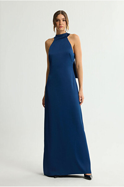 Love My Body Bağlamalı Uzun Elbise