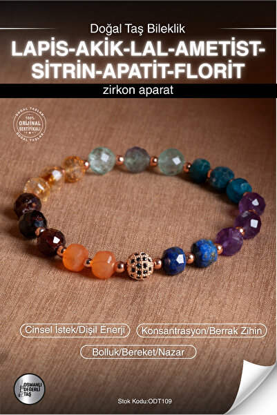 OSMANLI DEĞERLİ TAŞ Certified Lapi̇s-Akik-Lal-Ameti̇st-Si̇tri̇n-Apati̇t-Flori...