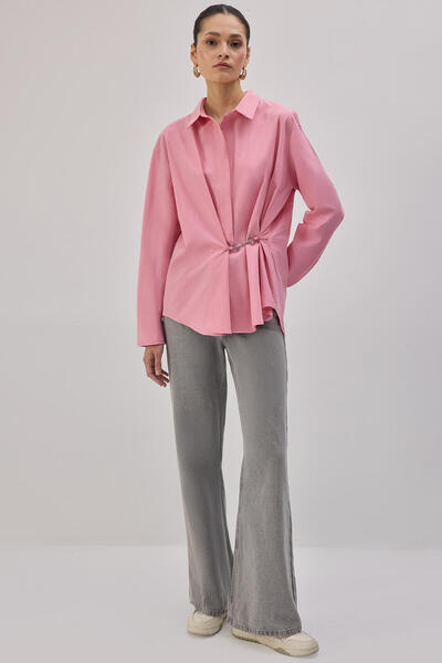 Touché Privé Poplin Shirt with Metal Accessories