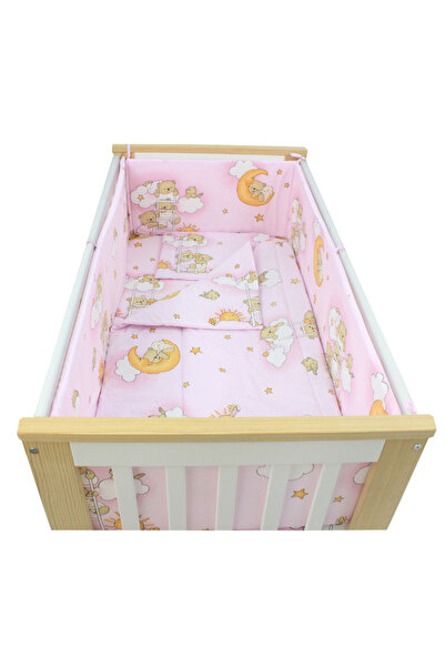 PRICHINDEL Lenjerie de pat pentru pătuț din bumbac, 5 piese, Sleepy Little Be...