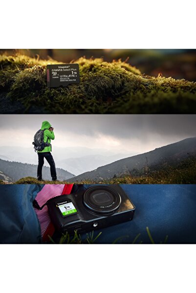 Kingston Κάρτα MicroSD 64GB Canvas Select Plus, με προσαρμογέα SD, Κλάση 10, UHS-I U1, Μαύρο