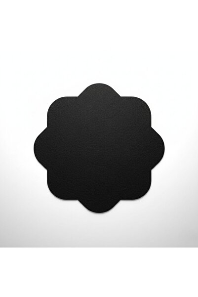 Grand Fine Art 2 Pieces Felt American Doily - Easy to Wipe Clean - 33X33 cm - Octagonal Floral Pattern