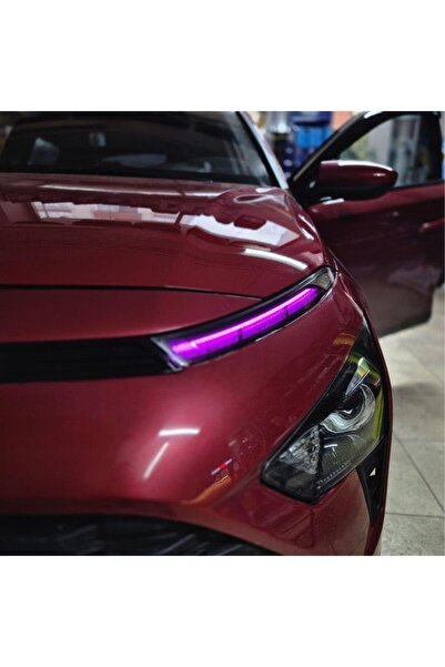 Carmind Hyundai Bayon Daytime Running Light Sticker Set Purple 2021-2024