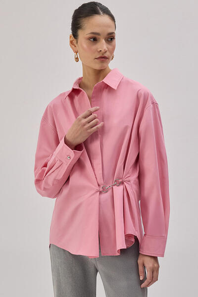 Touché Privé Poplin Shirt with Metal Accessories