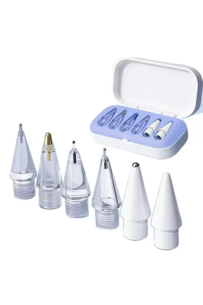 Abbruch Apple Pencil 2St/1St Generation Pencil Pro/Usb-C for iPad Pro/Mini/Air Durable with 6 Replacement Tips and Case