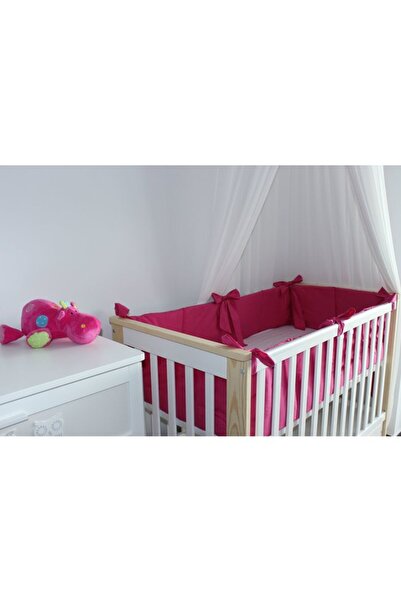 PRICHINDEL Protecție pentru pătuț, roz închis, 180 x 30 cm