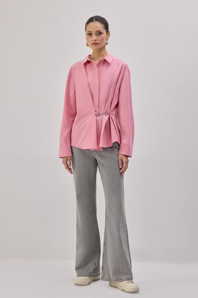 Touché Privé Poplin Shirt with Metal Accessories