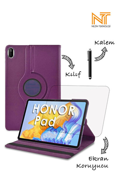 Nezih Case Huawei Honor Pad X7 8.7 Inch 360 Rotating Stand Case + Screen Protector + Stylus