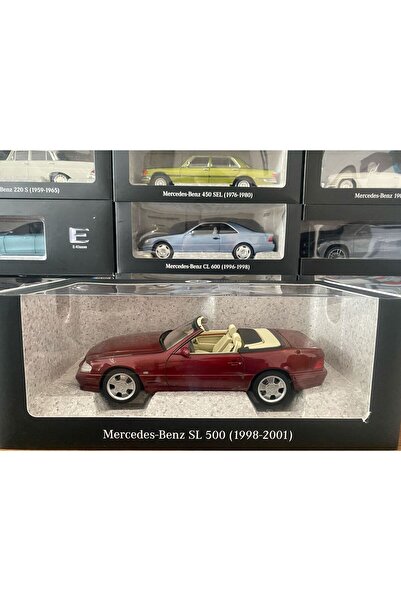 Norev Mercedes Benz SL 500 (1998-2001) 1/18 Ölçek Üretim Bayi Versiyon