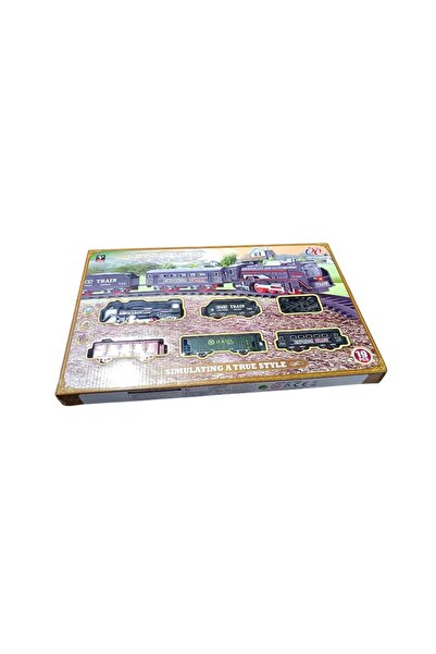 OEM Trenuleț clasic nou cu șină, 19 bucăți, 46,5 x 29,3 x 4 cm, JHX3308