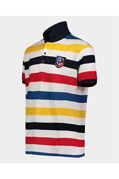 PAUL&SHARK MEN'S KNITTED POLOSHIRT C.WCOTTON