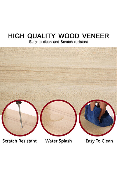 Bojasmiial 4-Tier Storage Shelf Office Desk Table Room-Saving Study Writing Table Workstation ,110*45*73cm