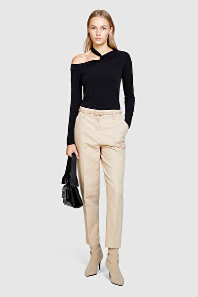 Sisley Women's High Waist Slim Leg Pants 323A45G2Lf03M-Sis3A6