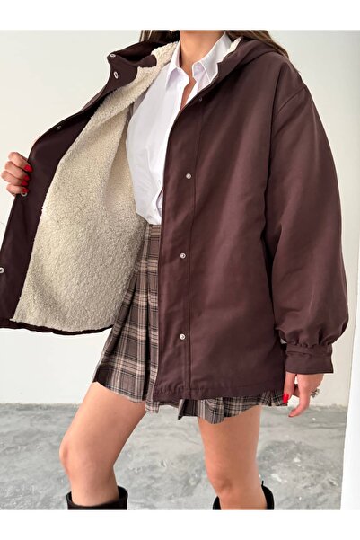 mydukkan.co Hooded Plush Coat