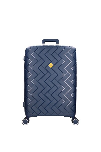 Benzi Large trolley BZ 5806, polypropylene, lock, 4 double wheels, 76 cm, navy blue