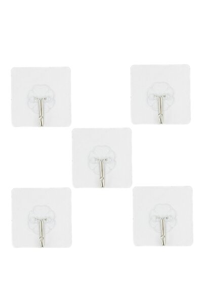 OEM 10-Piece Transparent Strong Adhesive Bathroom Hooks