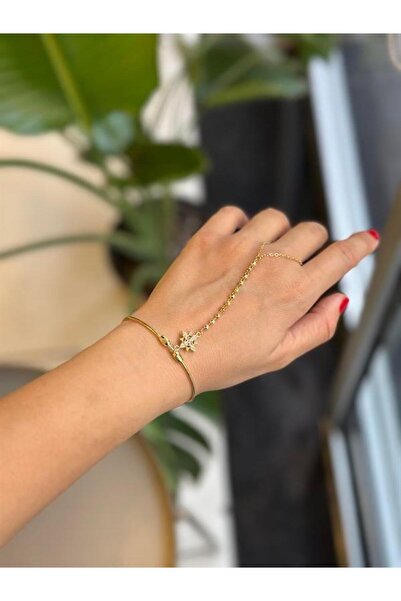 MENESSA Stone Bracelet Şahmeran - Gold