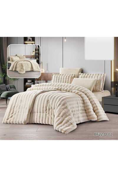 BIET ALMAFROSHAT fur bedspread