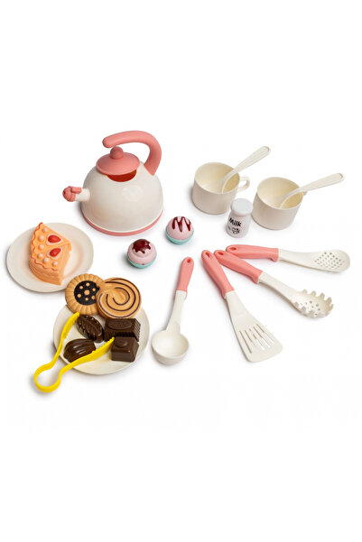 Doris Dream Kitchen 44-piece cooking accessory set with food, dishes and cutlery included