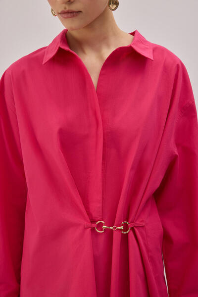 Touché Privé Poplin Shirt with Metal Accessories