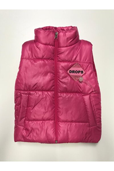 Baby Slon Kids Clup Kışlık dik yaka elyaflı çift cepli fermuarlı şişme kız be...