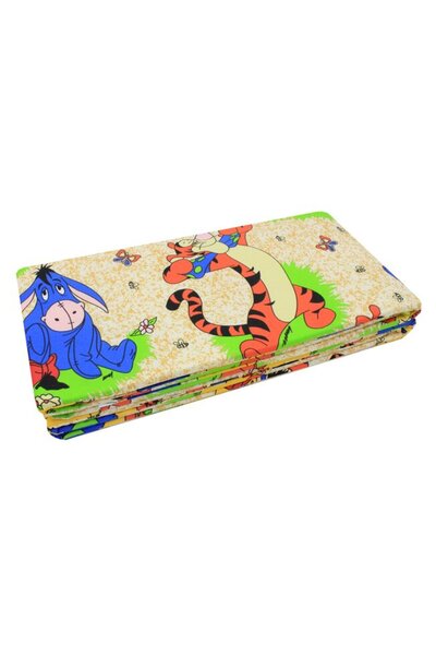 PRICHINDEL Set de 2 bare laterale, bumbac, Winnie și Aiurel, 120x60 cm, crem