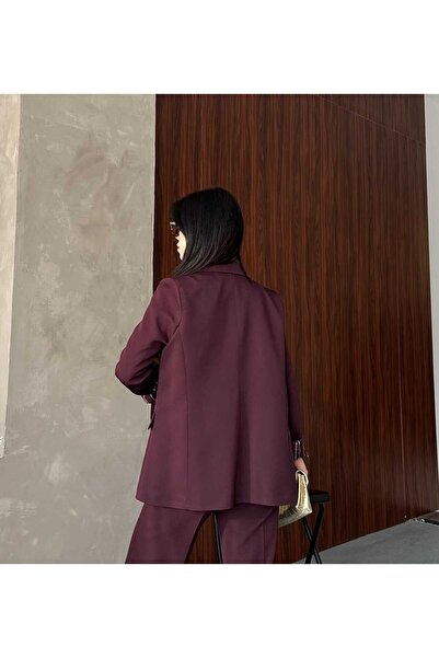 Moda İkra Blazer Jacket (Striped Lining)