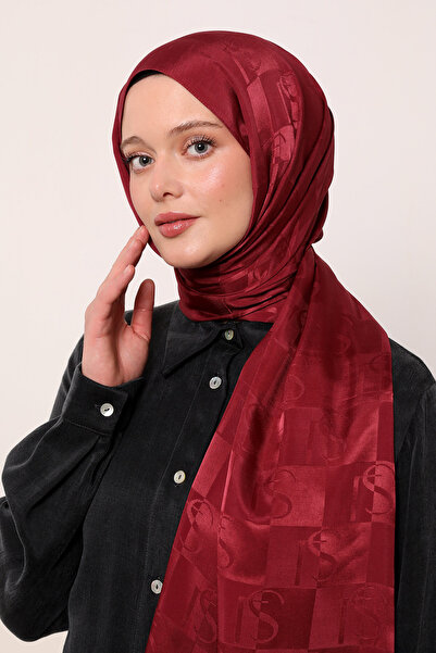 LuvenSara Ls Pattern Silk Jacquard Shawl