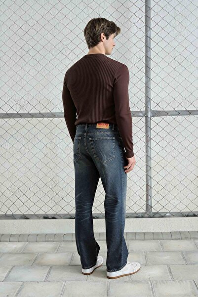 GIESTO Dar Kesi̇m Düğmeli̇ Kahverengi̇ Tri̇ko