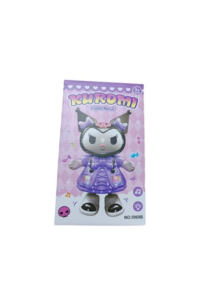OEM Figurină Kuromi cu baterii, muzică și lumini (5969)